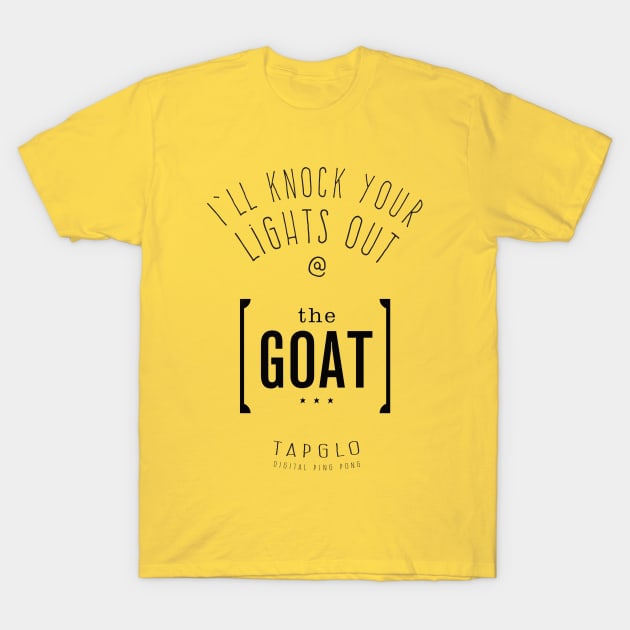 Lights out goat T-Shirt by TapGlo